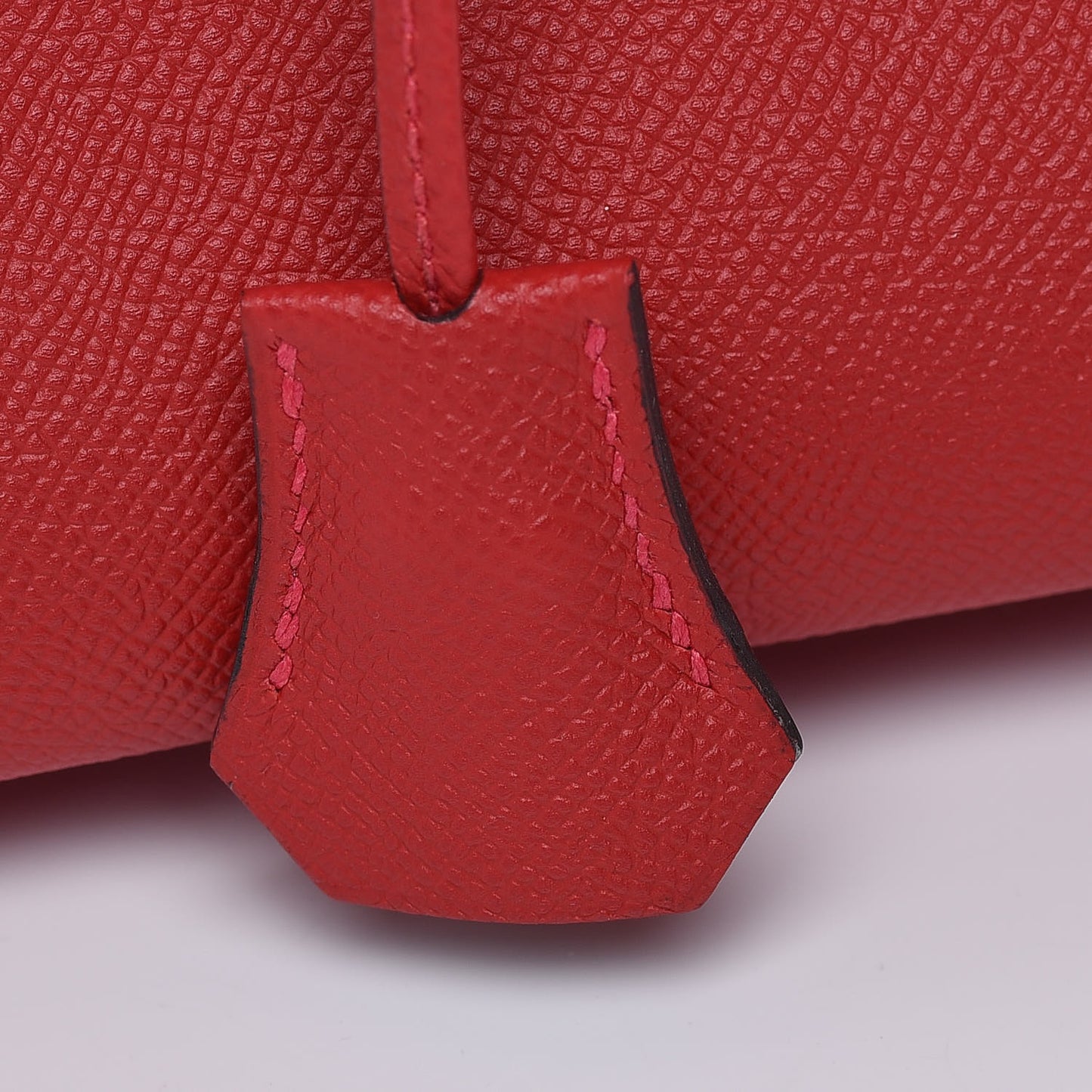 Epsom Horseshoe Birkin 30 Rouge Casaque Gris Mouette