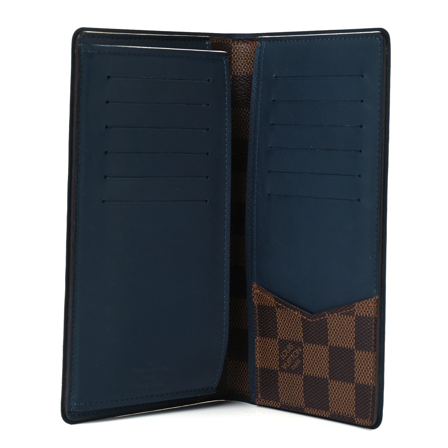 Louis Vuitton Damier Ebene Wallet Marine 8 of 11