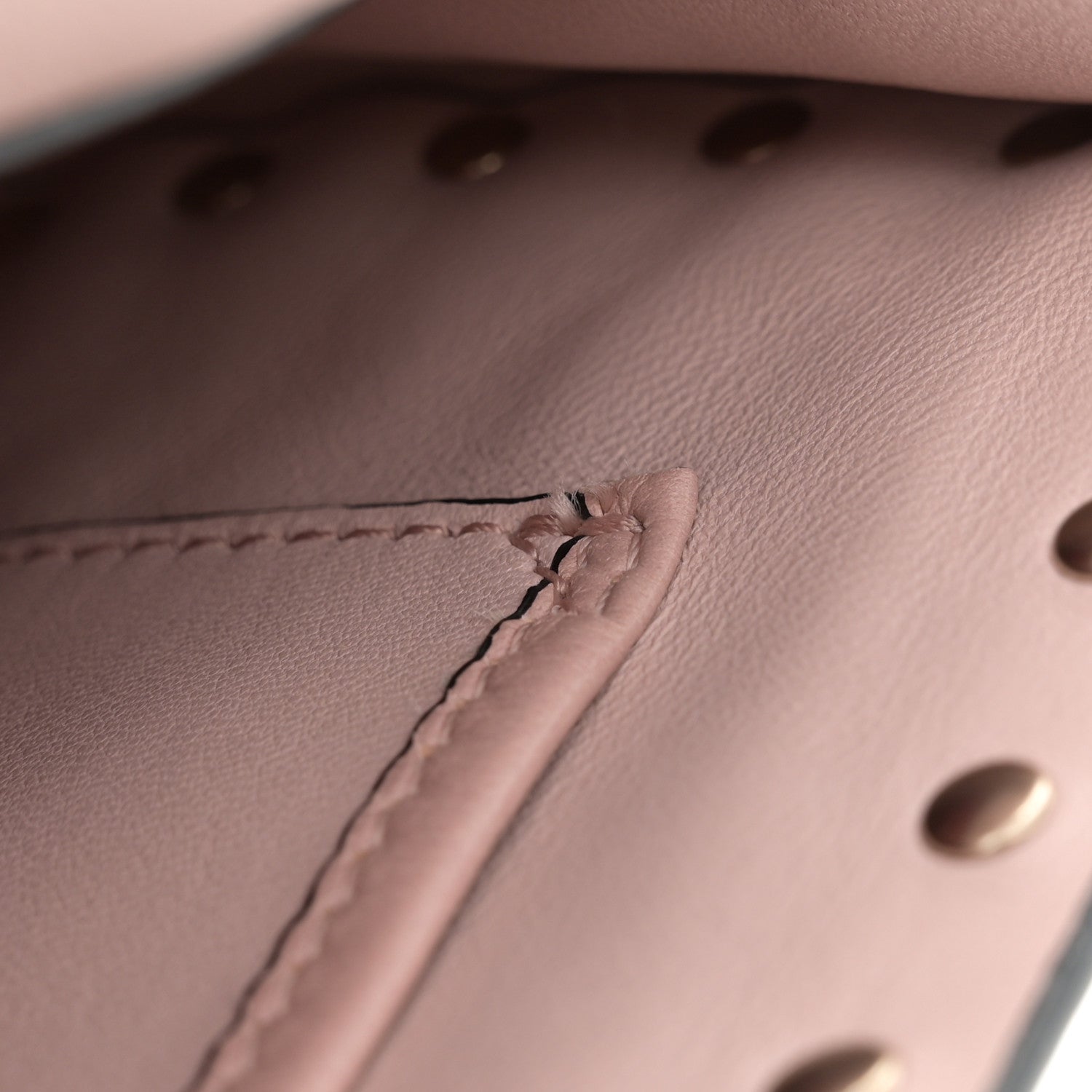 Valentino Garavani Lambskin Medium Rockstud Spike Shoulder Bag Poudre 10 of 15