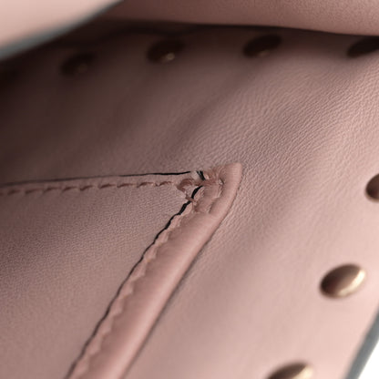 Valentino Garavani Lambskin Medium Rockstud Spike Shoulder Bag Poudre 10 of 15