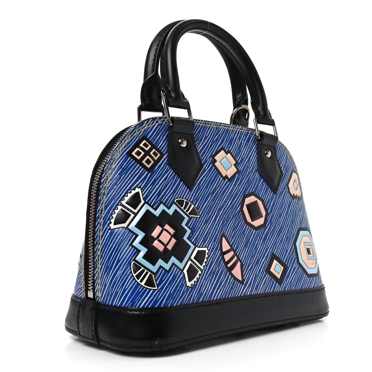 Louis Vuitton Epi Azteque Alma BB Denim Light 3 of 9