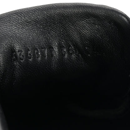 Gucci X DAPPER DAN Calfskin Laminated Ayers GG Micro Monogram Womens G74 Sneakers 36.5 Black Gold 9 of 11