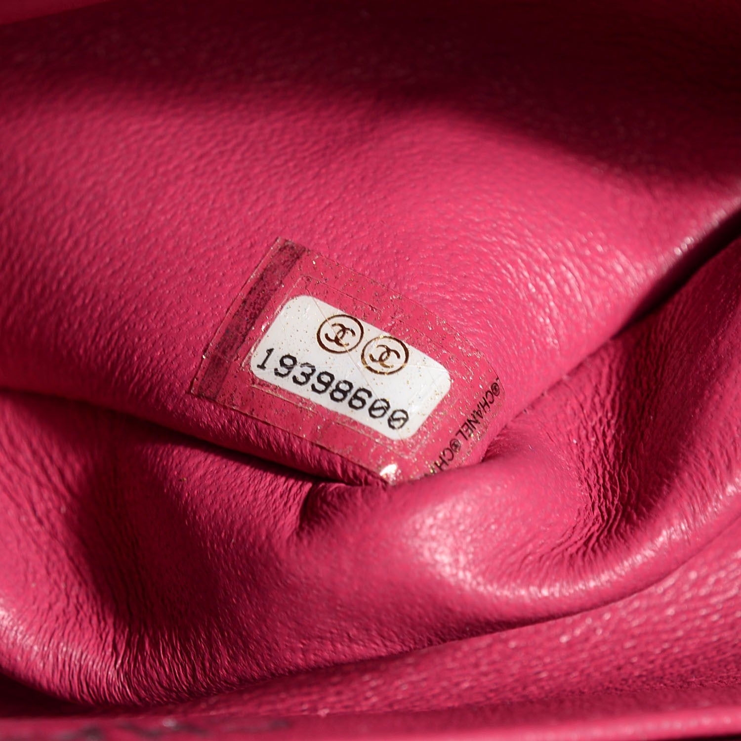 Chanel Patent Quilted Mini Square Flap Fuchsia 13 of 13