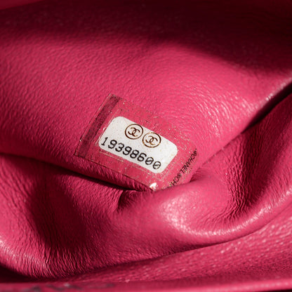 Chanel Patent Quilted Mini Square Flap Fuchsia 13 of 13