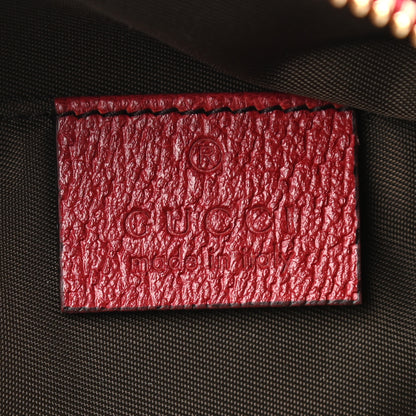 Gucci Soft GG Supreme Monogram Flora Calfskin Medium Ophidia Cosmetic Case Beige Ebony Multicolor Rosso 6 of 8