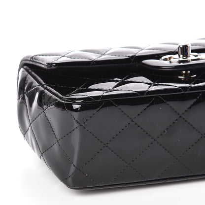 Chanel Patent Calfskin Quilted Mini Rectangular Flap Black 8 of 10