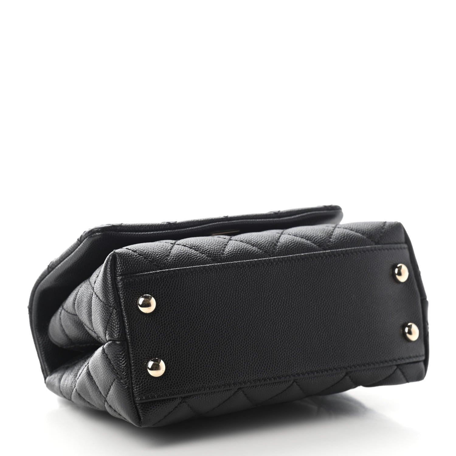 Chanel Caviar Quilted Extra Mini Coco Handle Flap Black 4 of 9