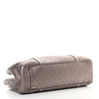 Gucci Metallic Guccissima Large GG Twins Tote Mauve 4 of 20