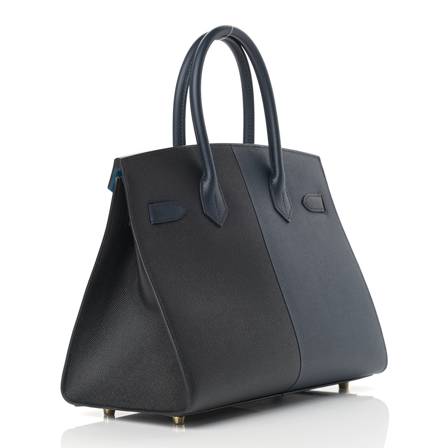 Hermes Epsom Casaque Birkin Sellier 30 Bleu Indigo Black Bleu Frida 3 of 11