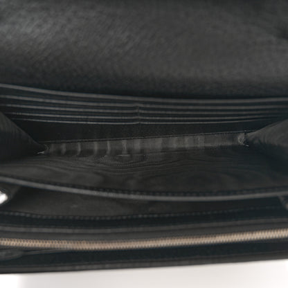 Gucci Jacquard Black Denim GG Monogram Mini Dionysus Chain Wallet Black Ivory 5 of 9
