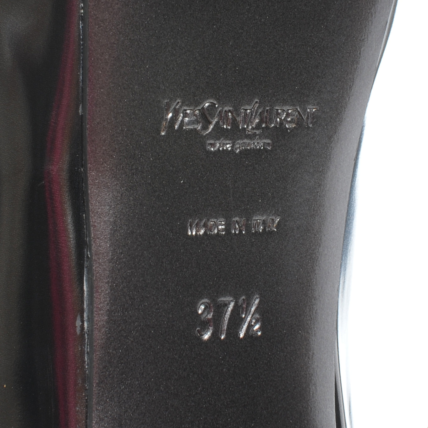 Metallic Leather Tribtoo Pumps Heels 37.5 Anthracite