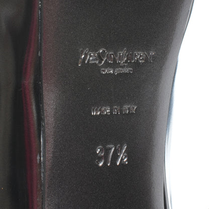 Saint Laurent Metallic Leather Tribtoo Pumps Heels 37.5 Anthracite 6 of 8