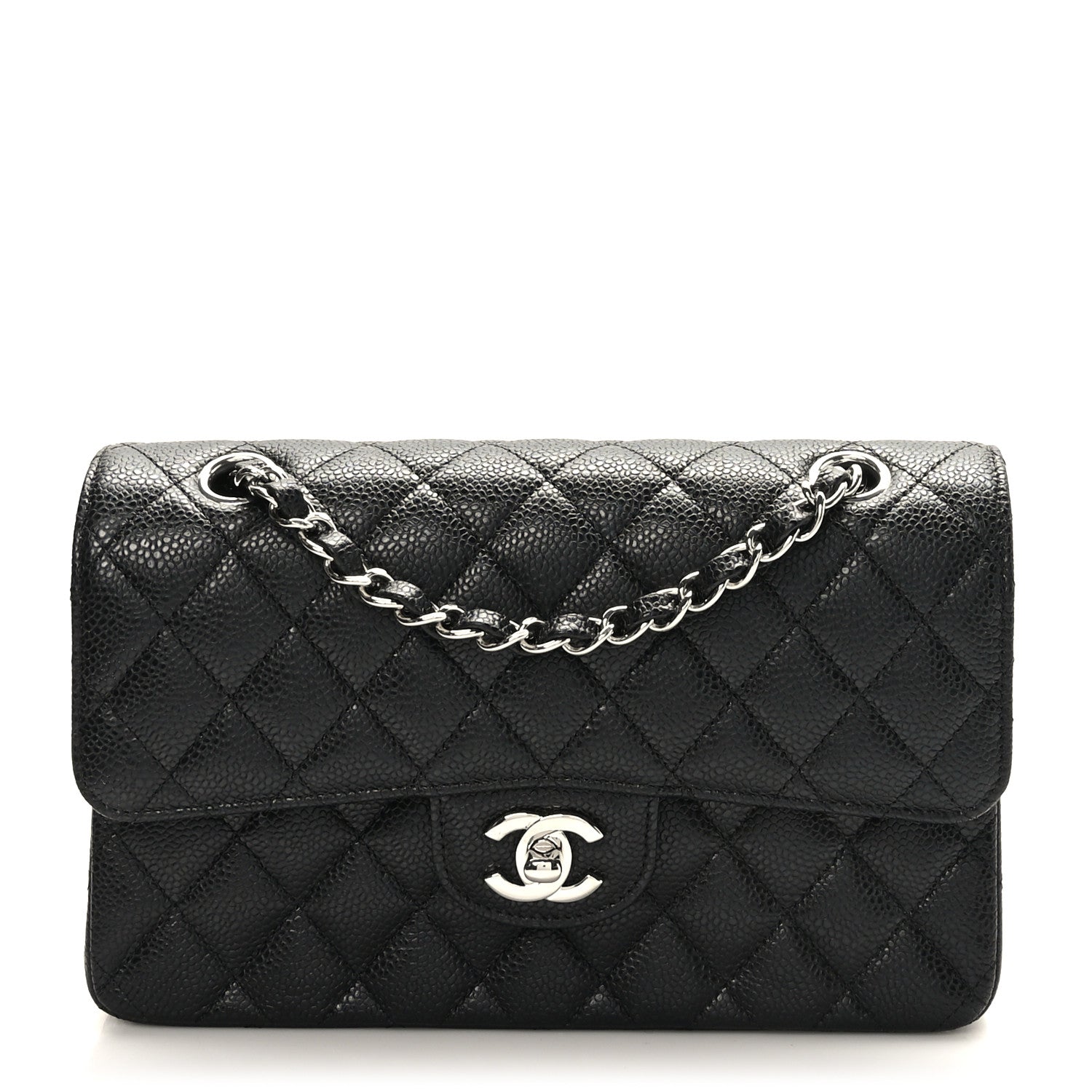 Chanel Caviar Quilted Small Double Flap Black 1 of 10