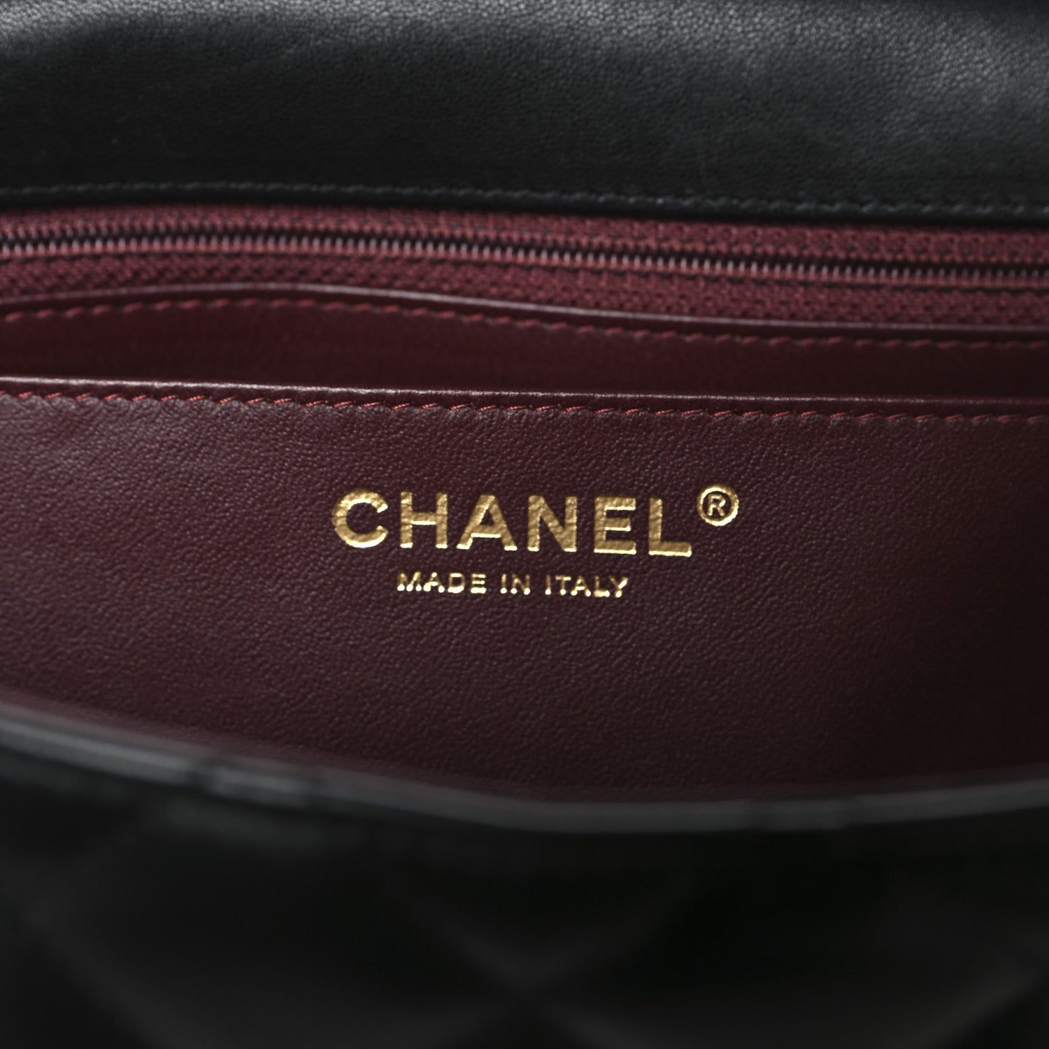 Chanel Lambskin Quilted Jumbo Double Flap Black 6 of 11