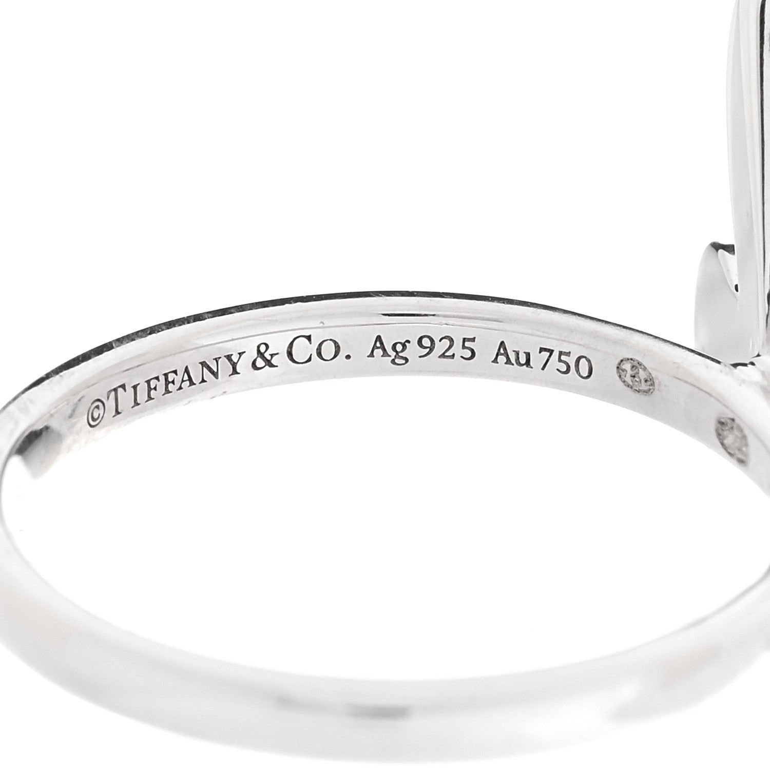 Tiffany Sterling Silver 18K Rose Gold Return to Tiffany Love Bugs Butterfly Ring 49 5 4 of 4