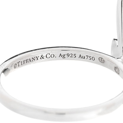 Tiffany Sterling Silver 18K Rose Gold Return to Tiffany Love Bugs Butterfly Ring 49 5 4 of 4