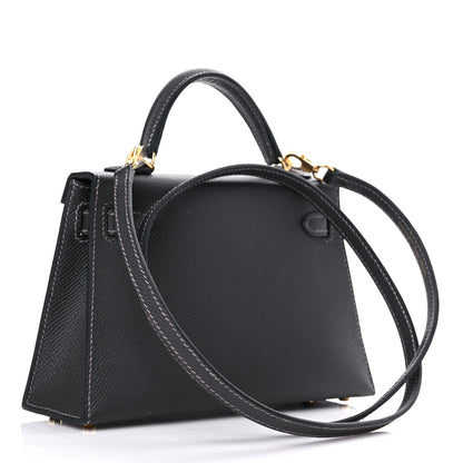 Hermes Epsom Mini Kelly Sellier 20 Graphite 2 of 32