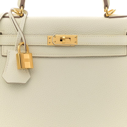 Hermes Togo Kelly Retourne 25 Mushroom 8 of 11