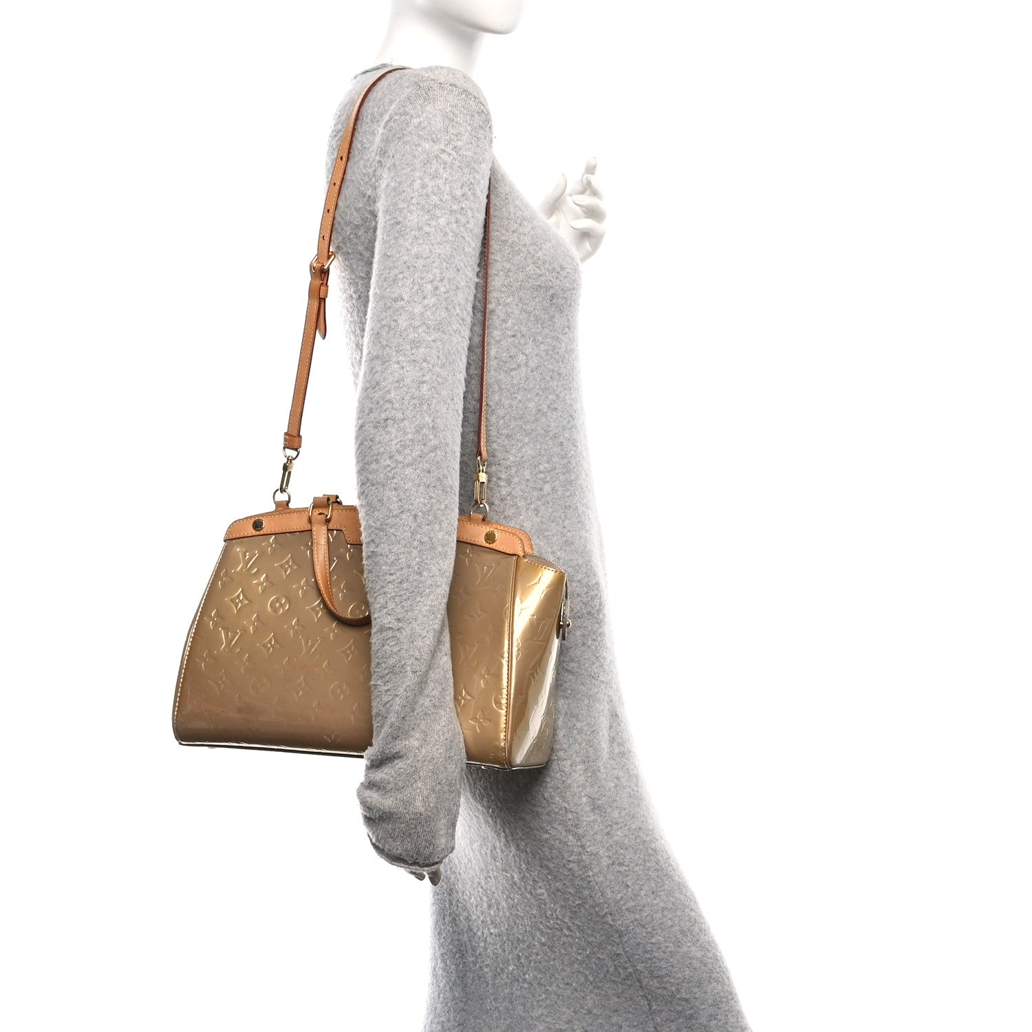 Louis Vuitton Vernis Brea MM Beige Poudre 1797463 – FASHIONPHILE