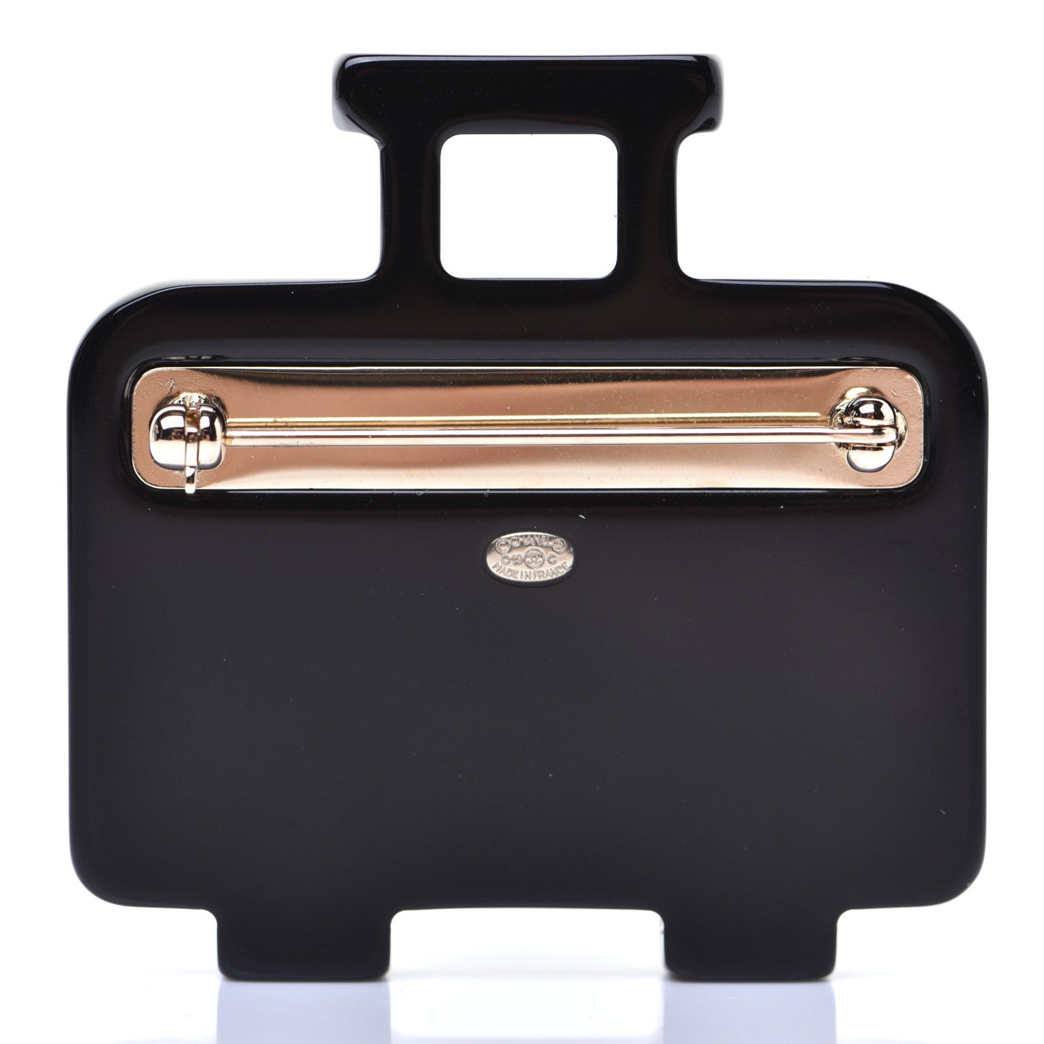 Chanel Resin Pearl Suitcase CC Brooch Multicolor 3 of 5