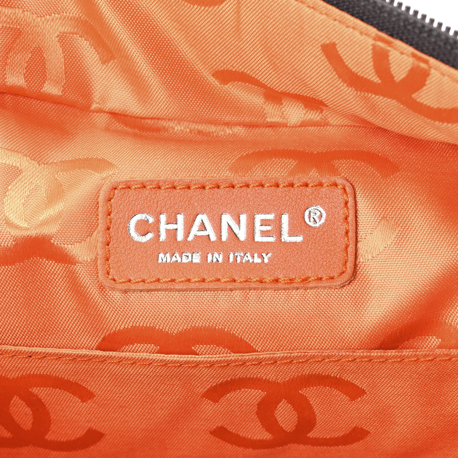 Chanel Calfskin Quilted Large Cambon Multipocket Reporter Brown Beige 4 of 7