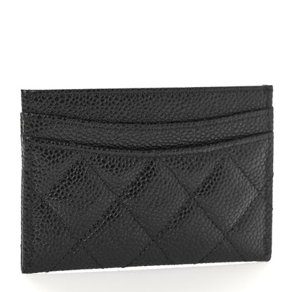 Chanel Caviar Quilted Card Holder Black 3 of 10