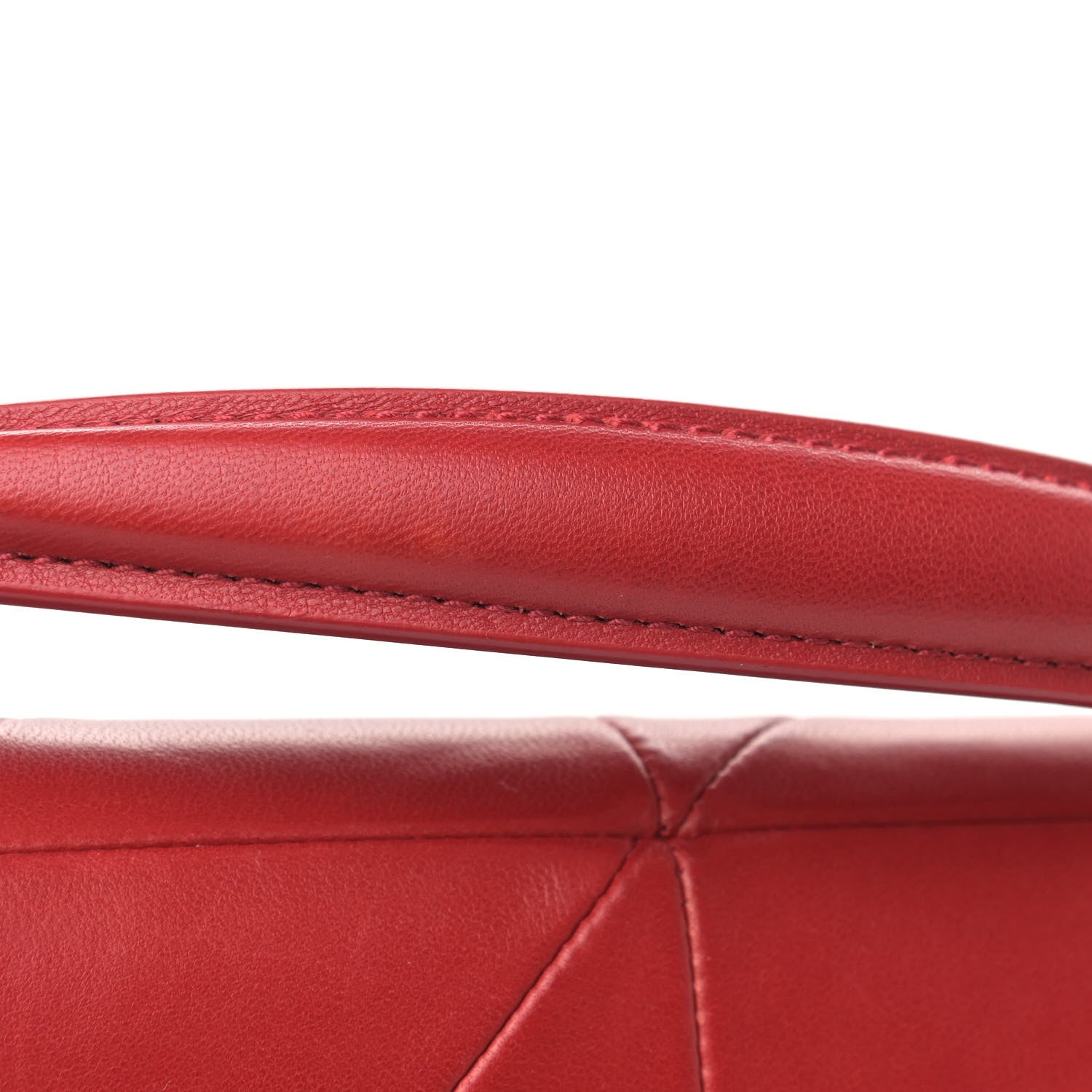 Saint Laurent Lambskin Patchwork Monogram Medium Jamie Red 10 of 13