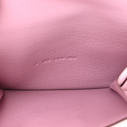 Hermes Chevre Mysore Kelly Pocket Compact Wallet Mauve Sylvestre 5 of 7