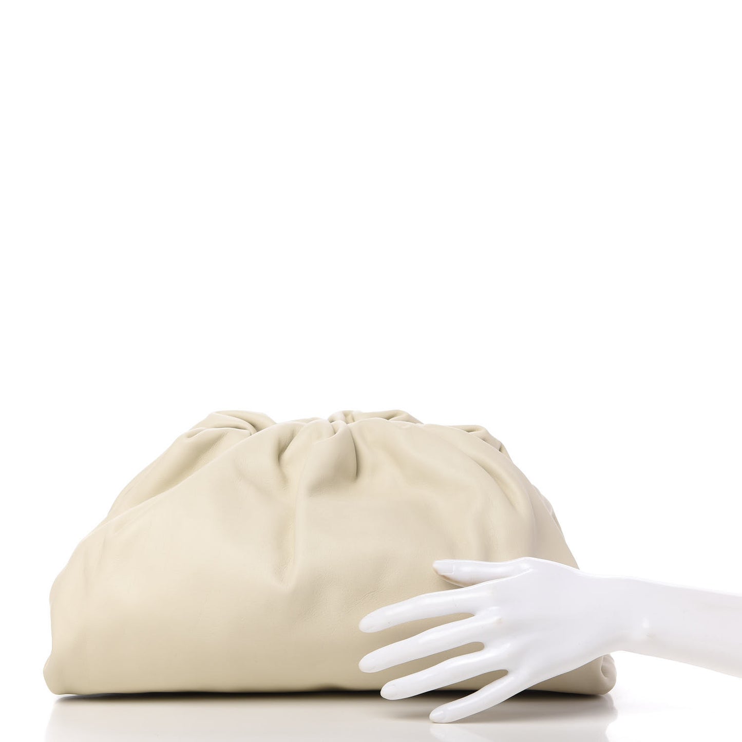 Smooth Butter Calf The Pouch Oversized Clutch Plaster