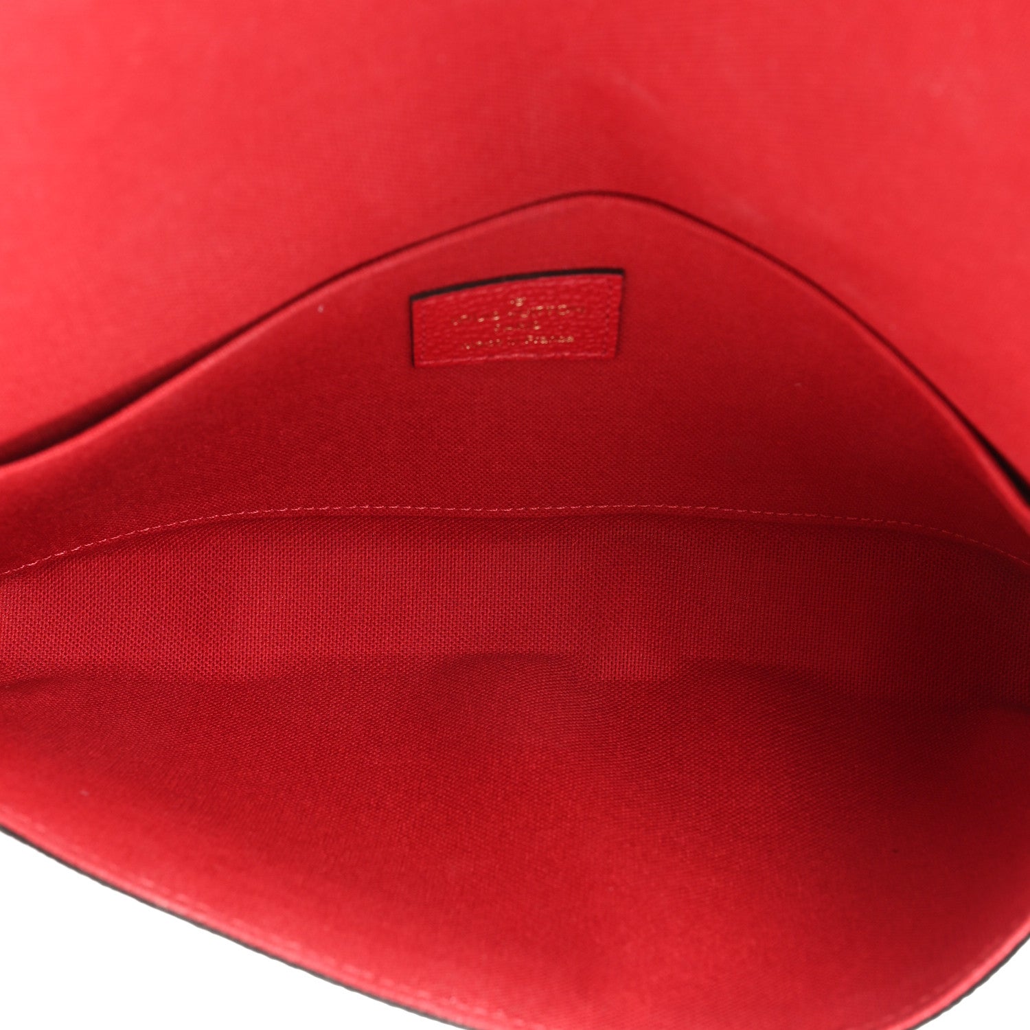 Louis Vuitton Empreinte Pochette Felicie Chain Wallet Scarlet 6 of 17
