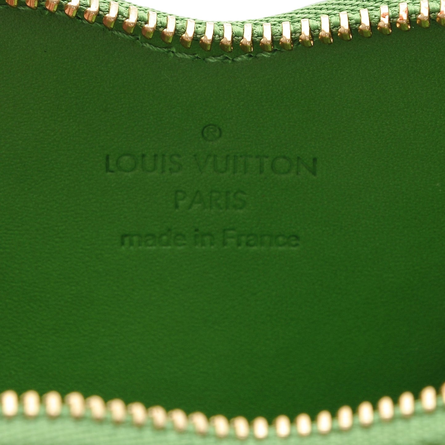 Vernis Heart Coin Purse Vert Tonic