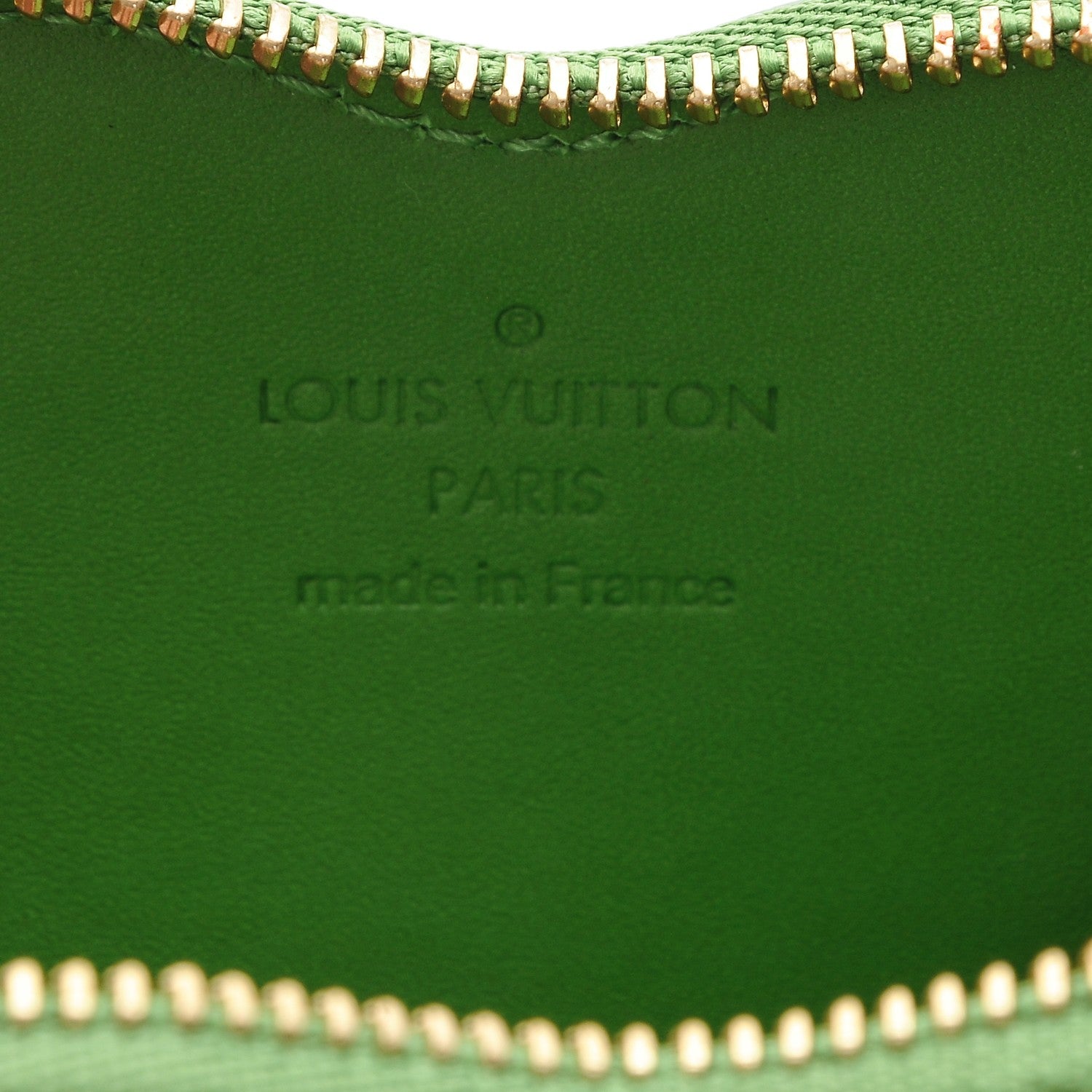Louis Vuitton Vernis Heart Coin Purse Vert Tonic 4 of 5