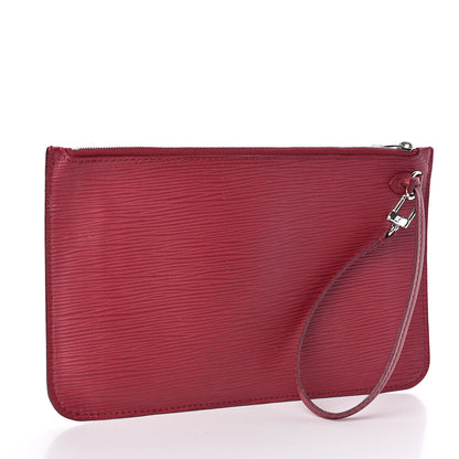 Louis Vuitton Epi Neverfull MM GM Pochette Fuchsia 3 of 10