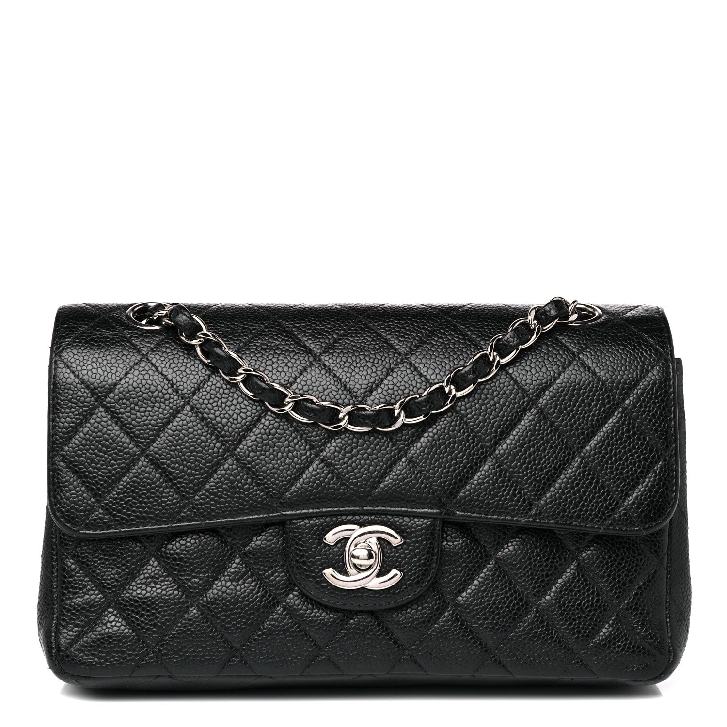 Chanel Caviar Quilted Small Double Flap Black 1 of 14