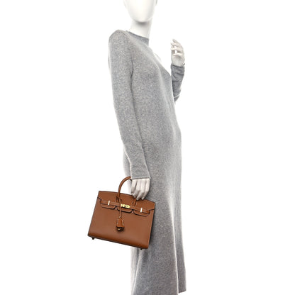 Hermes Epsom Birkin Sellier 25 Gold 2 of 10