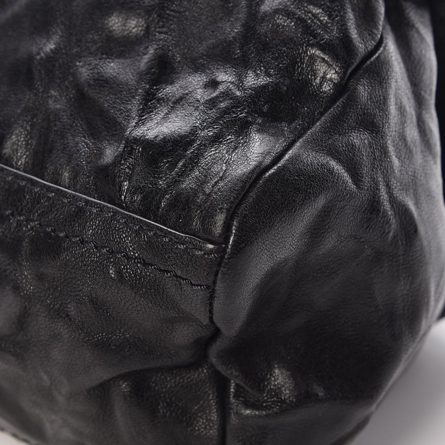 Tumbled Sheepskin Mini Pandora Black