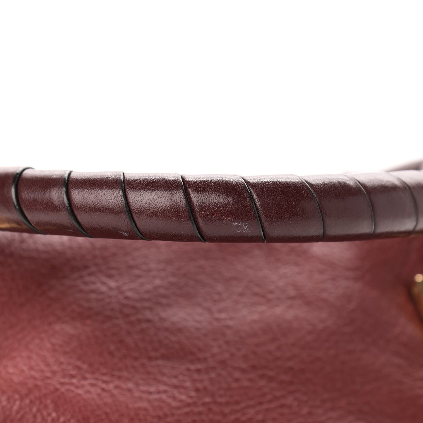 Calfskin Medium Marcie Satchel Garnet