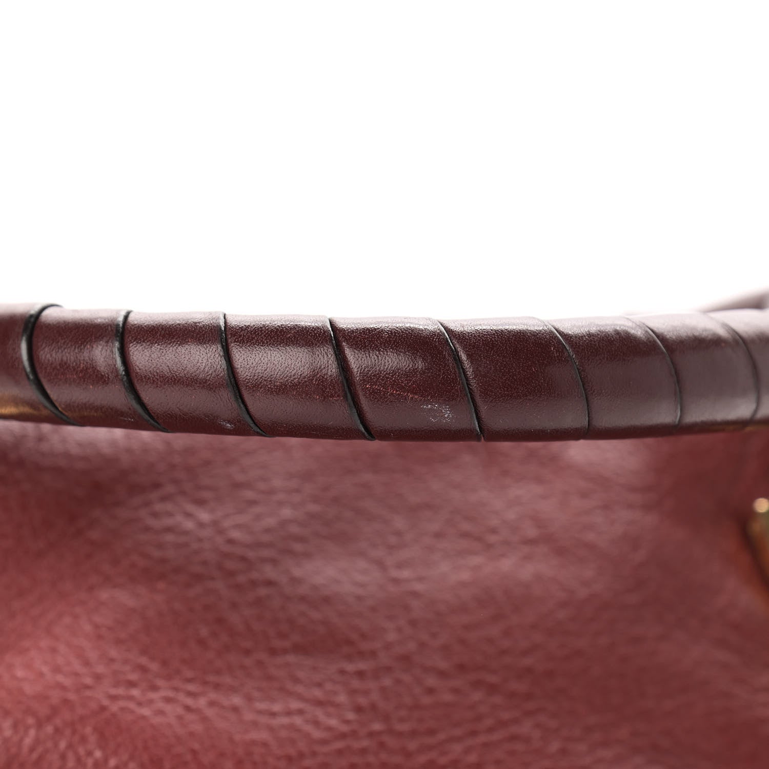 Chloe Calfskin Medium Marcie Satchel Garnet 16 of 16