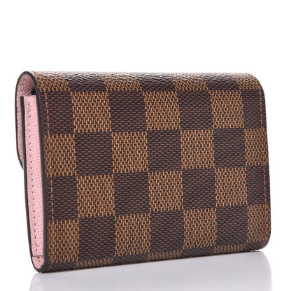 Louis Vuitton Damier Ebene Rosalie Coin Purse Rose Ballerine 3 of 8