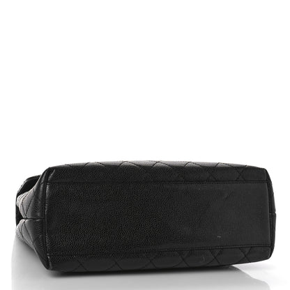 Chanel Caviar Quilted Jumbo Kelly Flap Black 4 of 13