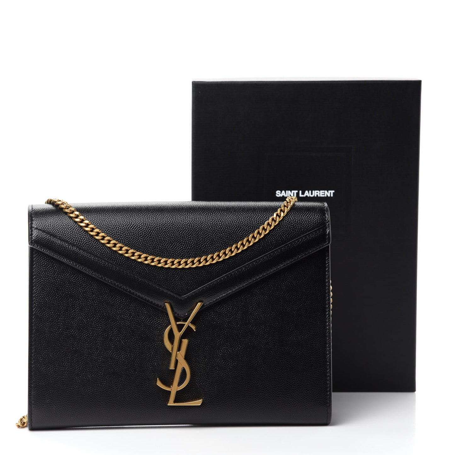 Grain De Poudre Monogram Cassandra Chain Wallet Black Rouge Legion
