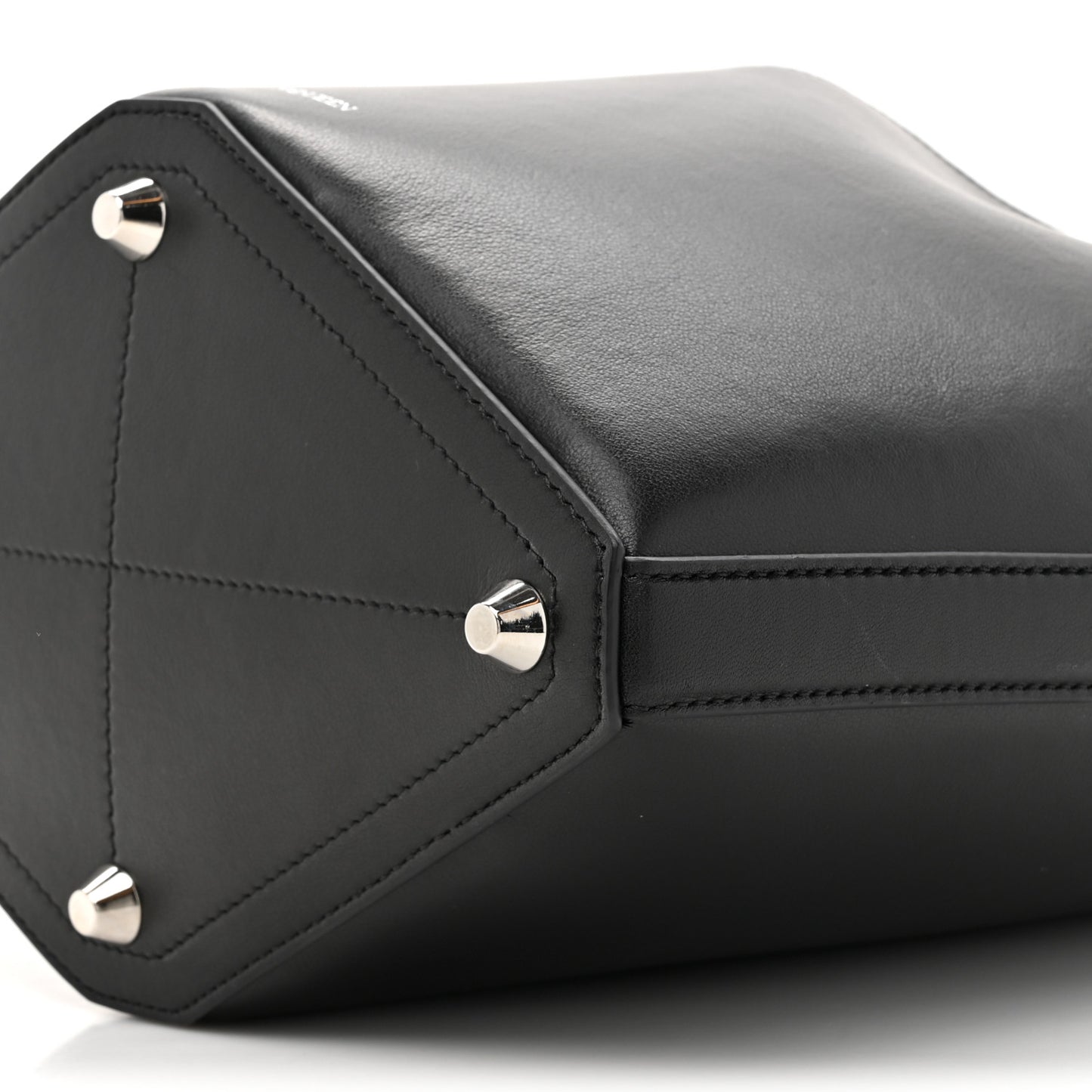 Calfskin The Bucket Bag Black Lust Red