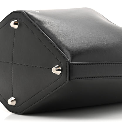 Alexander McQueen Calfskin The Bucket Bag Black Lust Red 10 of 12