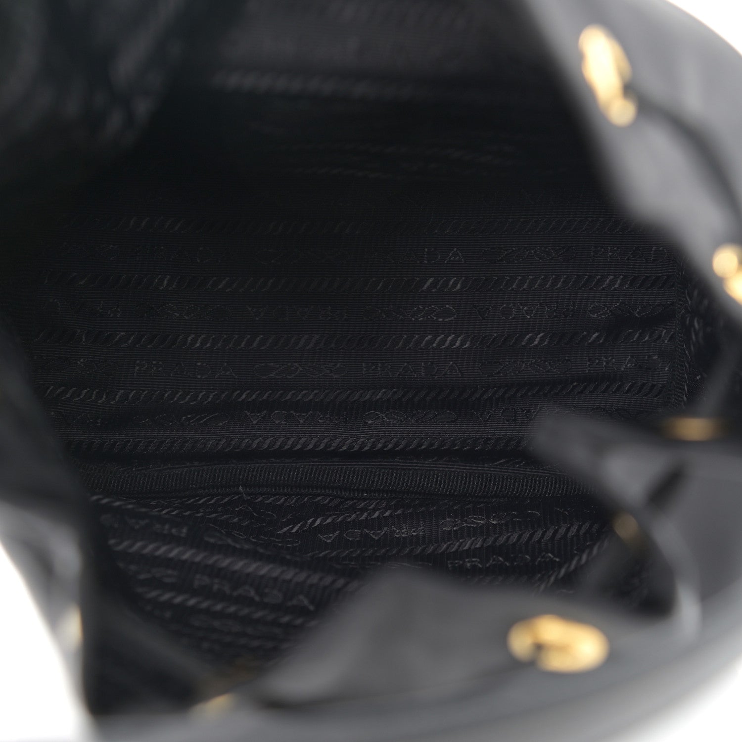 Prada Re-Nylon Duet Drawstring Shoulder Bag Black 4 of 11