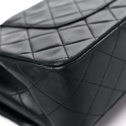 Chanel Lambskin Quilted Medium Double Flap Black 11 of 19