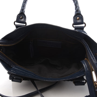 Balenciaga Agneau Classic Hardware Town Bleu Obscur 5 of 9