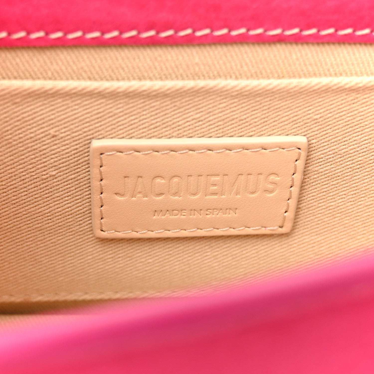 Jacquemus Nubuck Le Chiquito Long Dark Pink 6 of 14