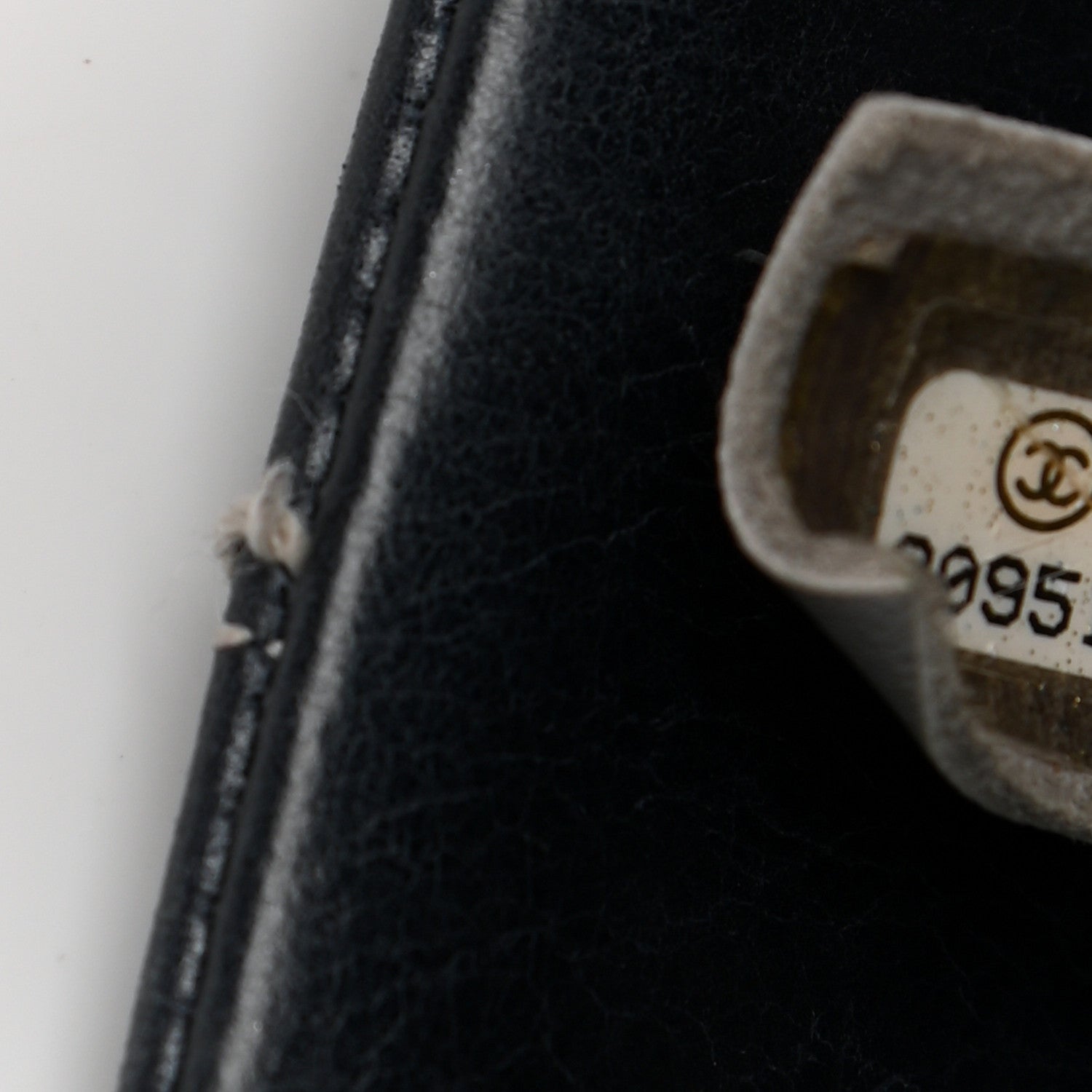 Chanel Lambskin Vertical Quilted Tote Navy 9 of 14