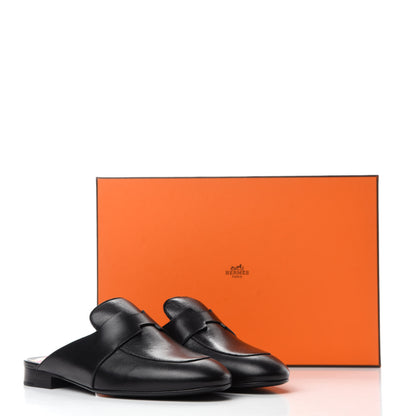 Hermes Supple Goatskin Catena Mules 36 Black 9 of 9