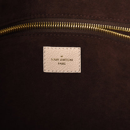 Louis Vuitton Empreinte Monogram Giant Neverfull MM Cream 5 of 9
